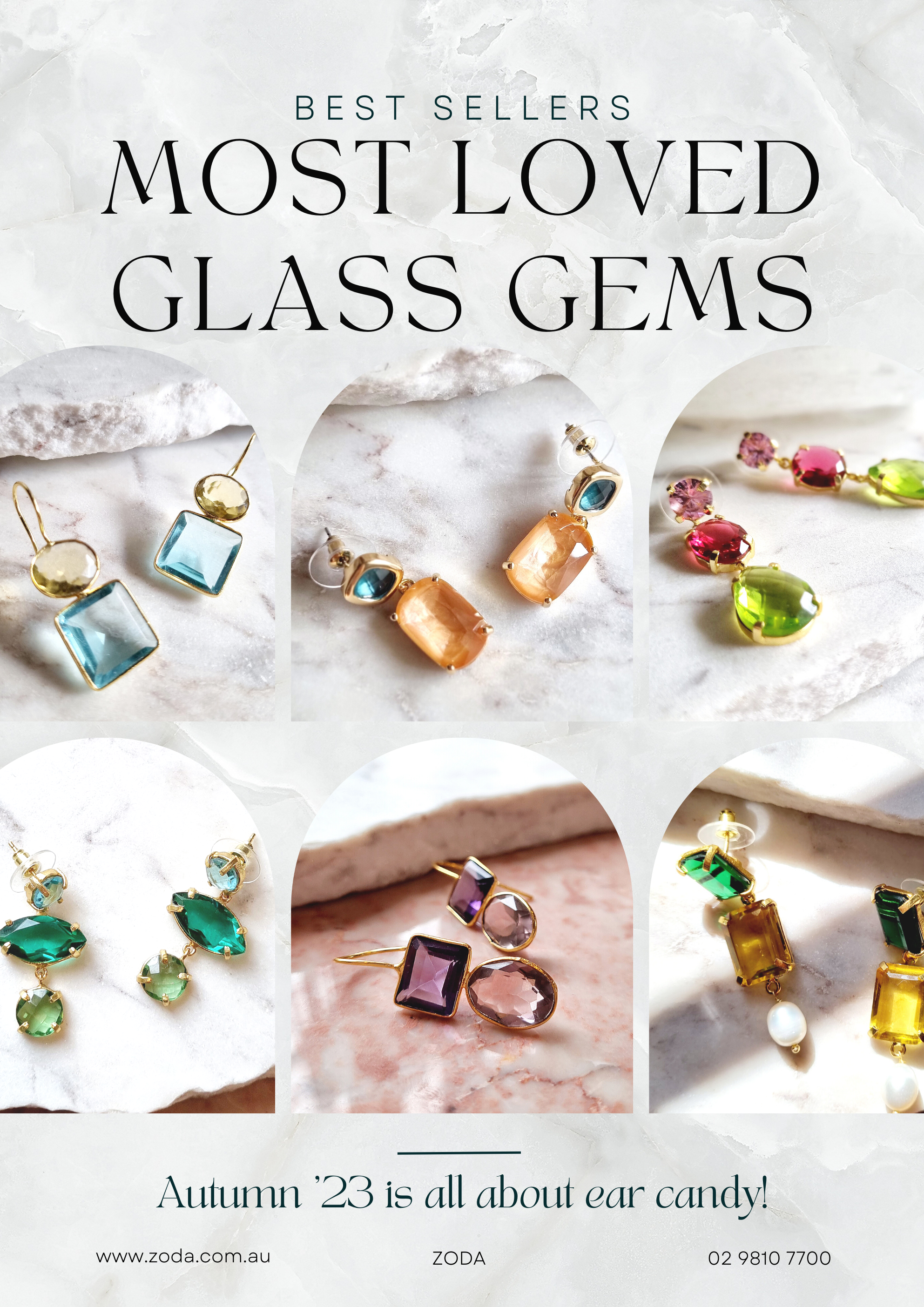 Glass Gem Ear Candy Autumn/Winter 2023