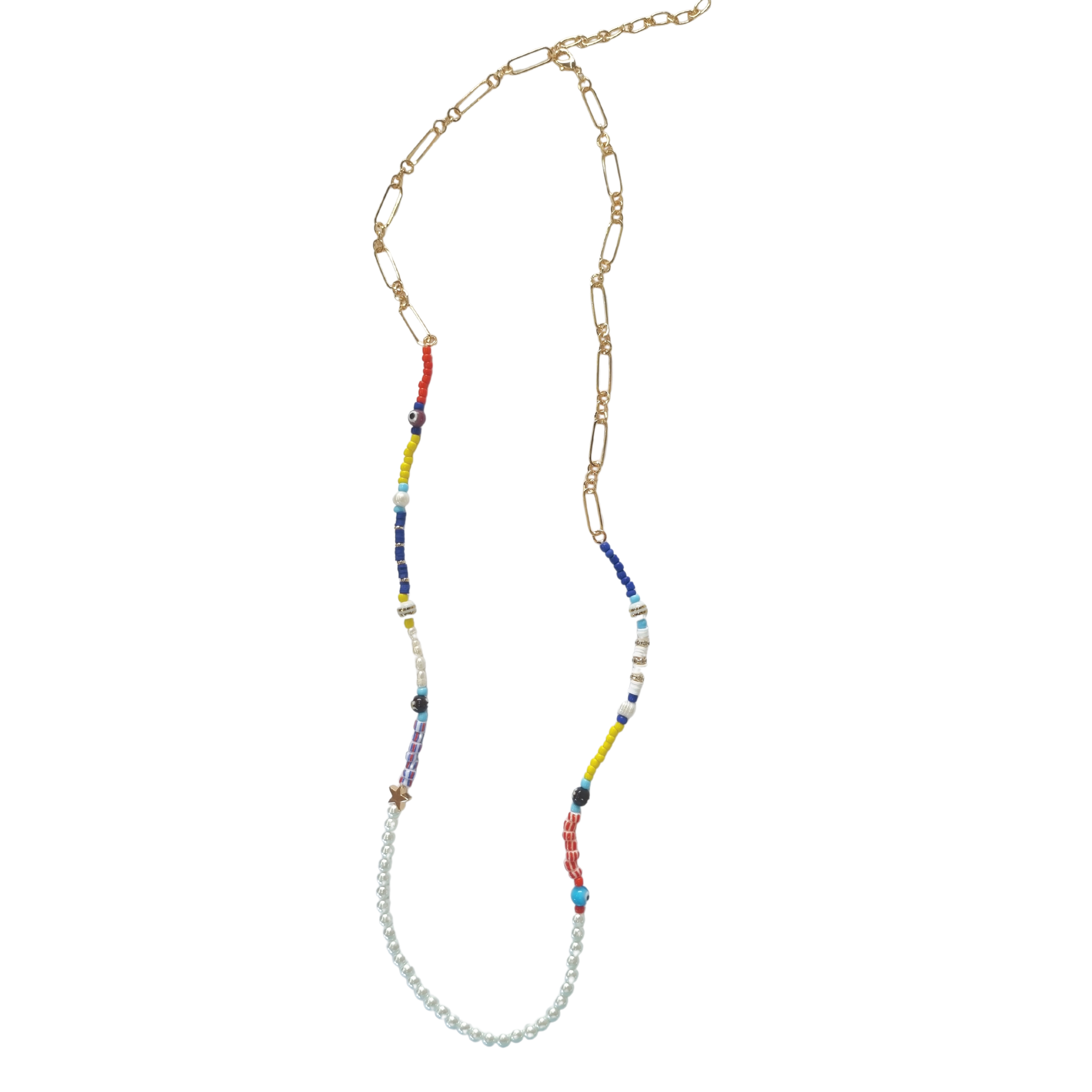 Sonia Long Beaded Necklace