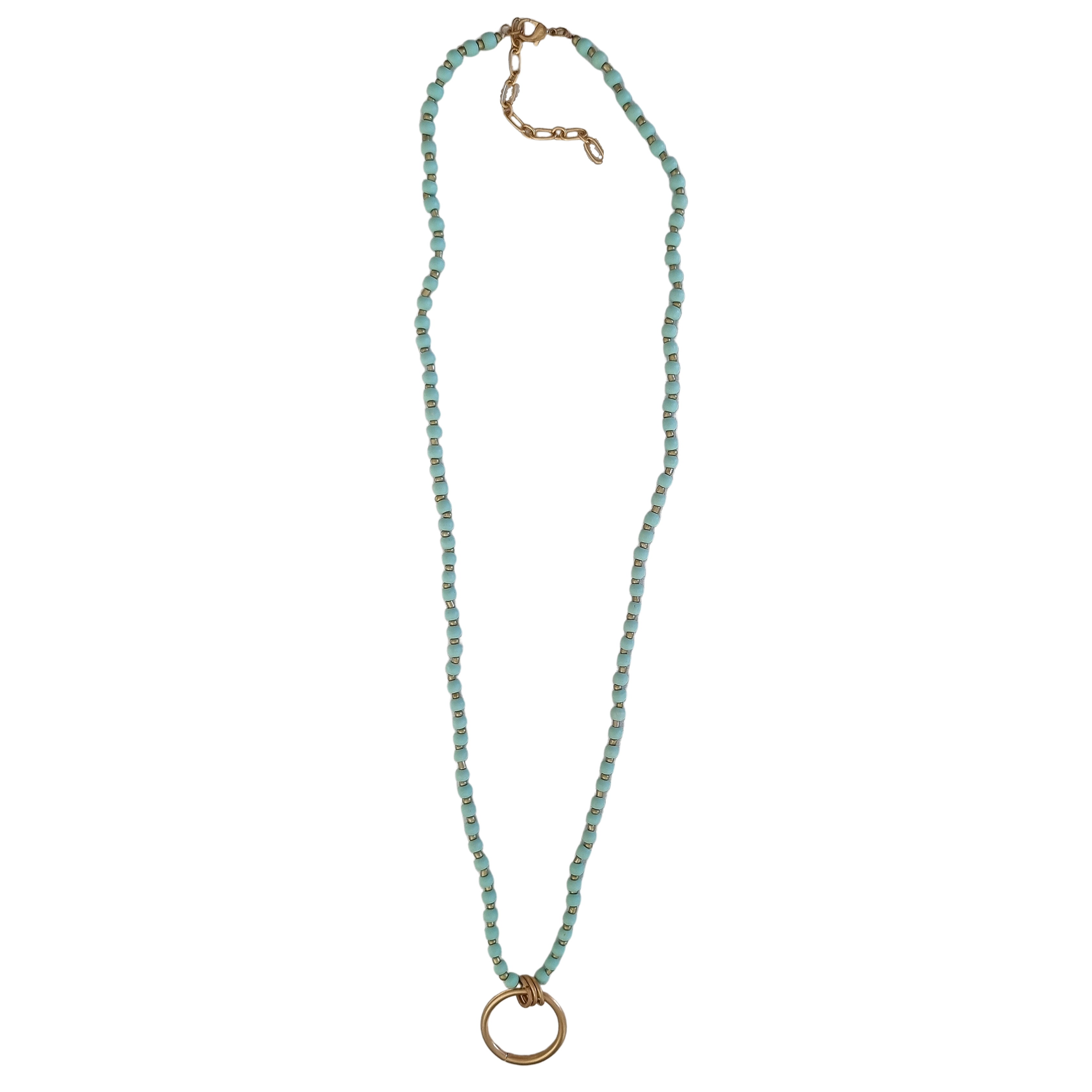 Mable Beaded Necklace Mint Green