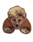 Beaded Brooch Poodle B42408