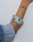 Studded Bangle Blue BA11630BL