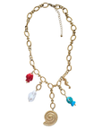 Gold Charm Necklace 25HYN11