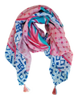 Pure Cotton Scarf 18827pink
