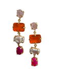 Statement Gem Earring Pink EA20520PI