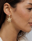 Freshwater Pearl Earring Gold EA20536G