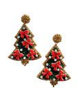 Beaded Christmas Tree Earring EA2528