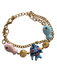 Gold Plated Charm Bracelet EV23