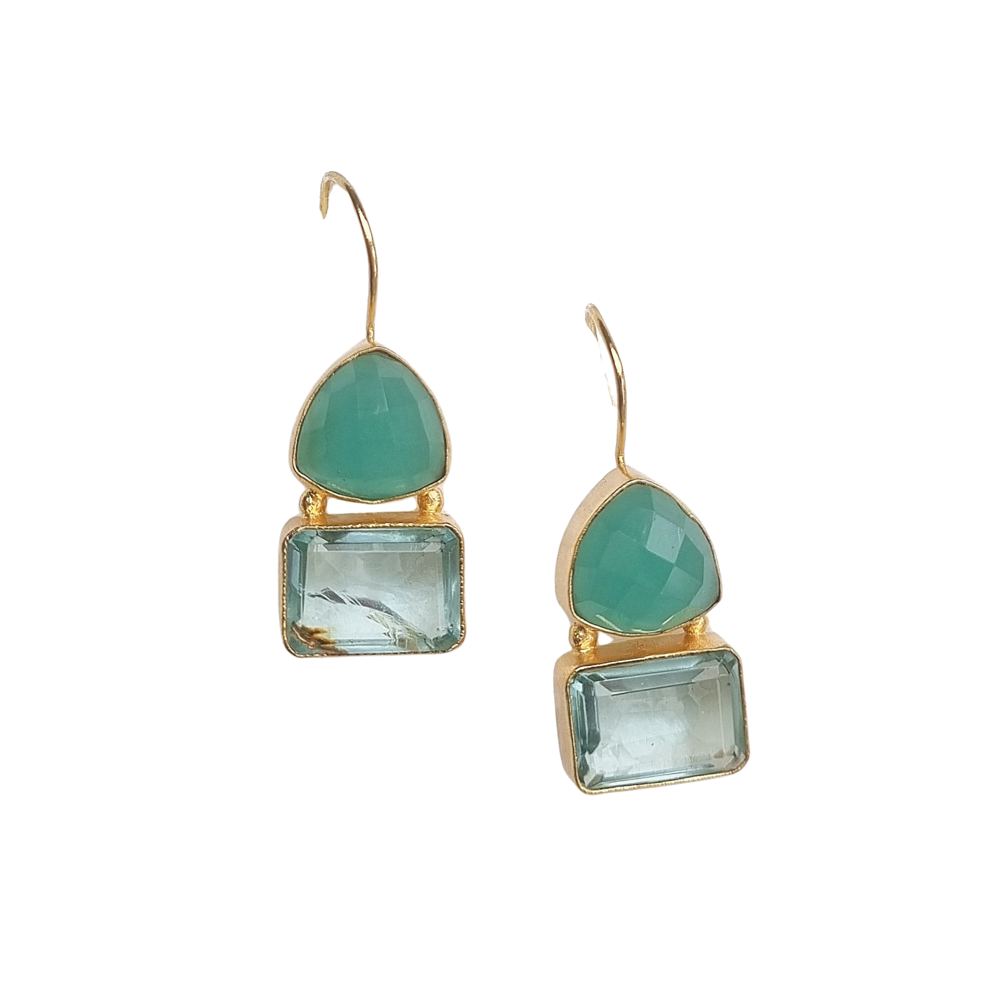 Natural stone hot sale earrings