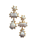 Natural Freshwater Pearl Statement EarringFJEA41675