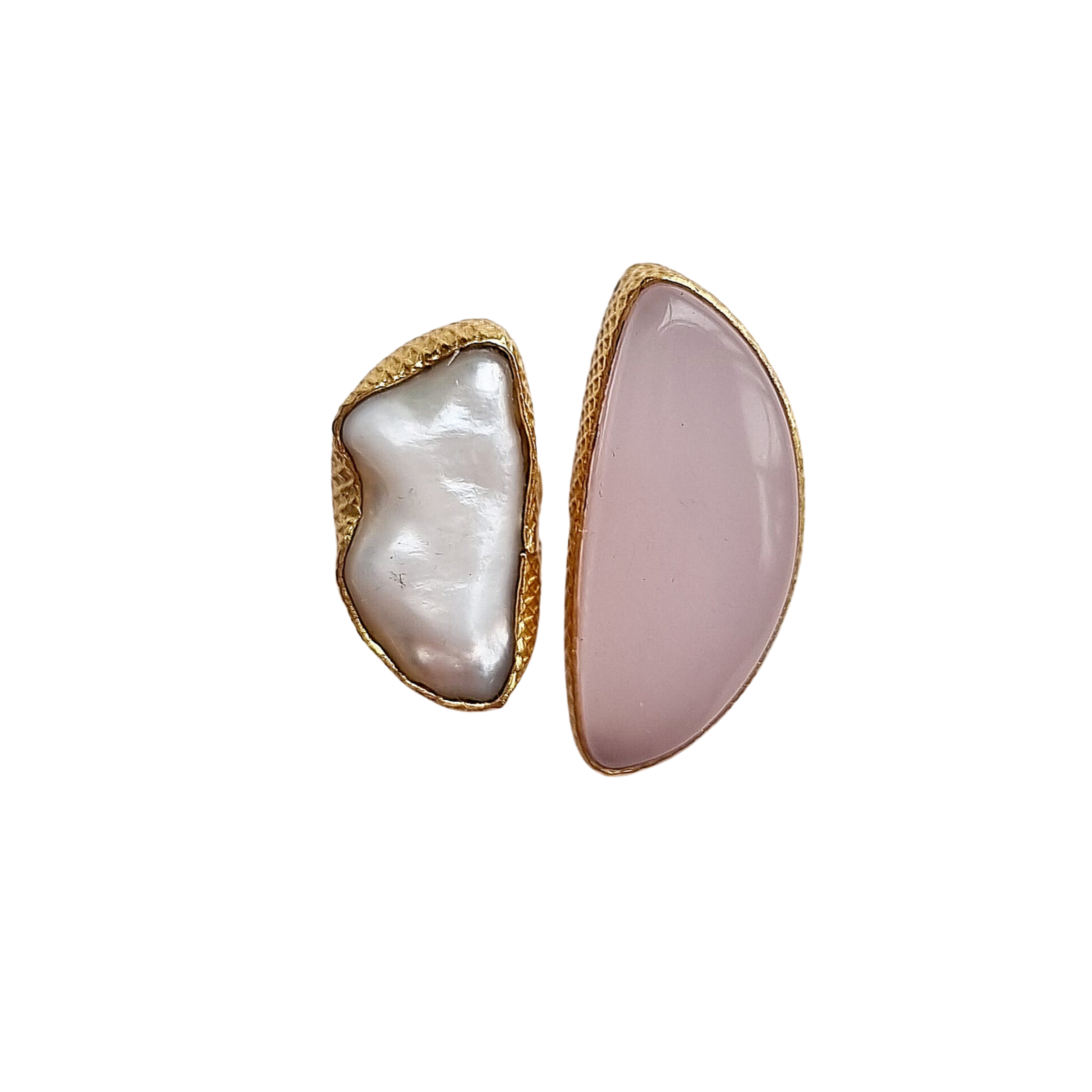 Athenia Natural Stone Ring Soft Pink