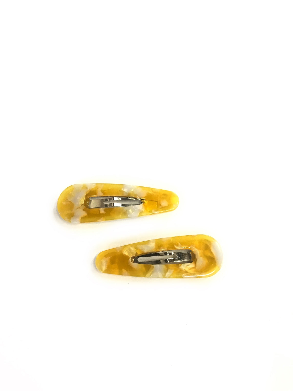 Clearance Yellow Hair Clip HO72201 Set of 2