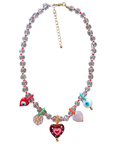 Beaded Charm Necklace HYN8