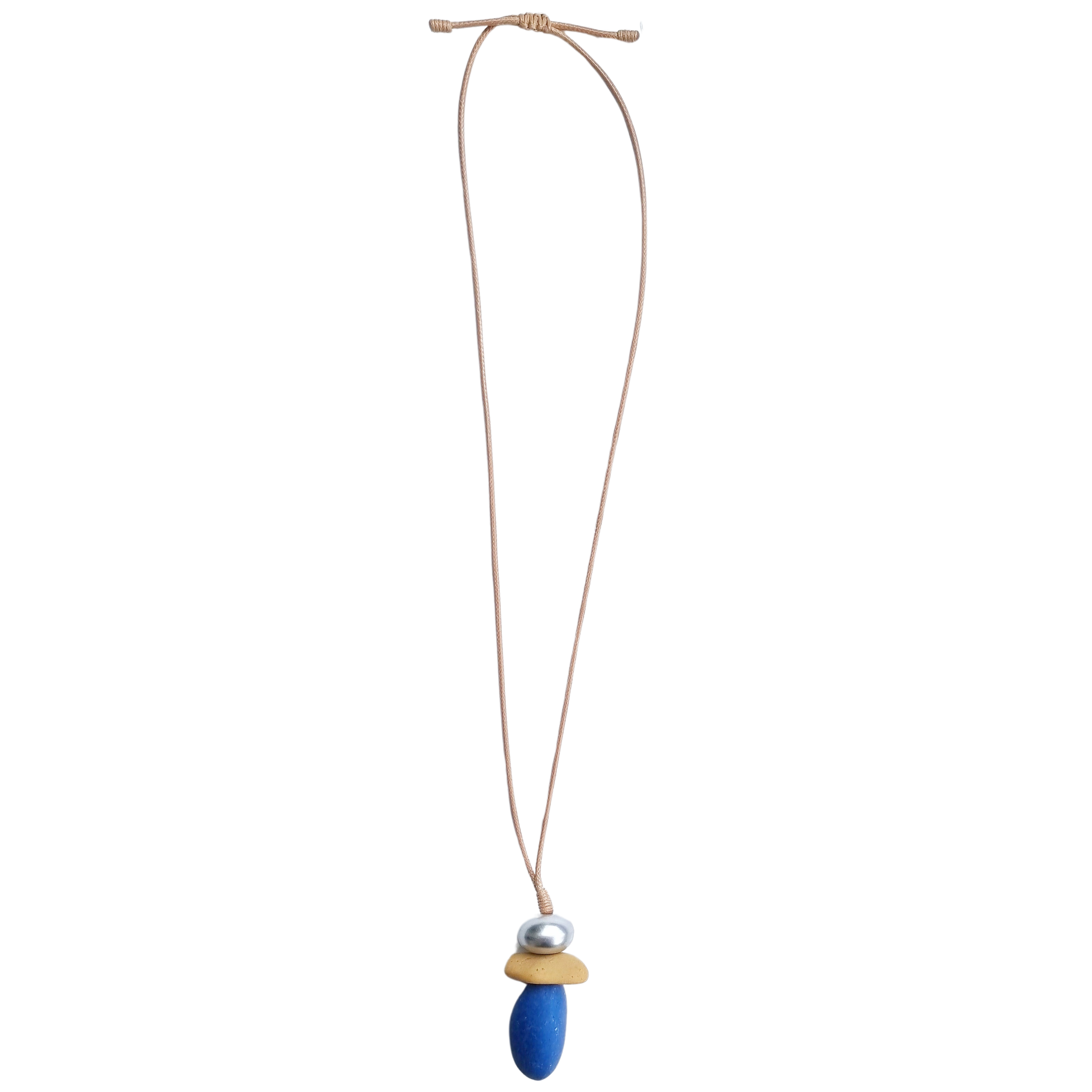Elyse Stone Necklace Blue