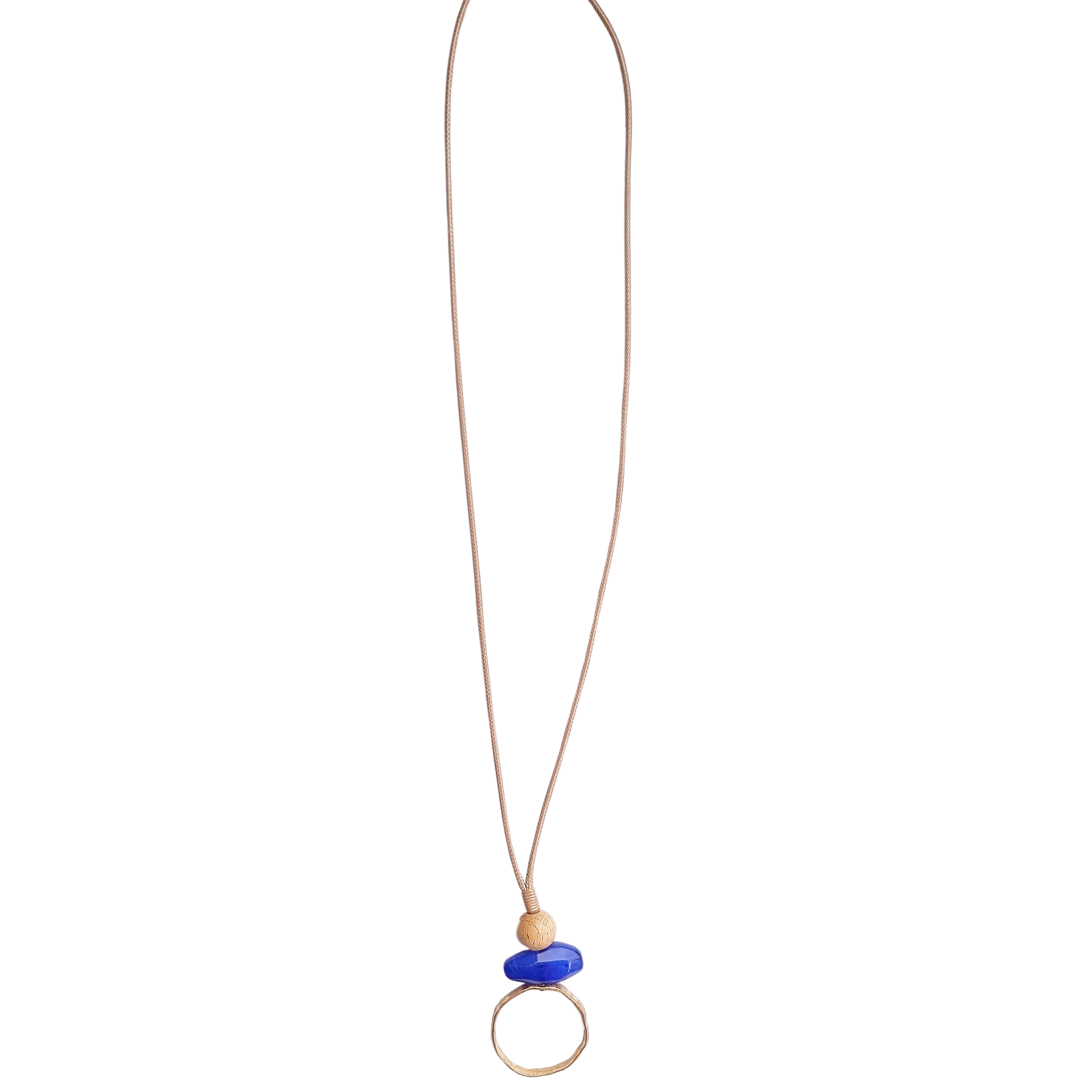 Wilma  Stone Necklace Blue