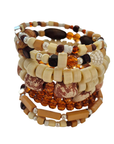 Beaded Bracelet Set Natural LDB37184NAT