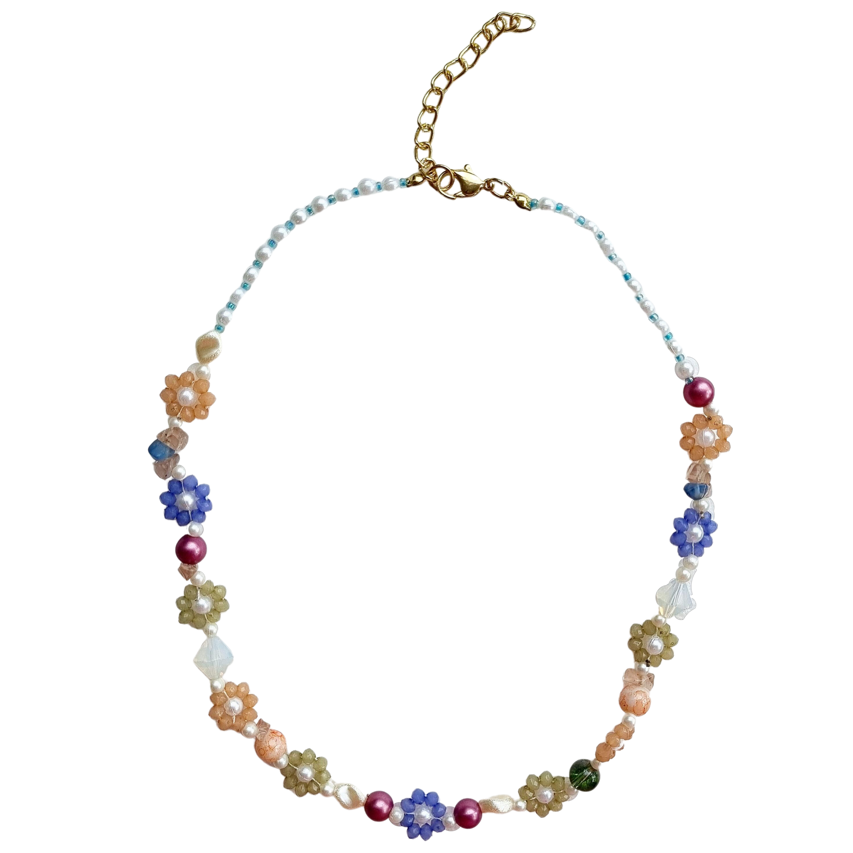 Multi-Colour Beaded Necklace LDN45198