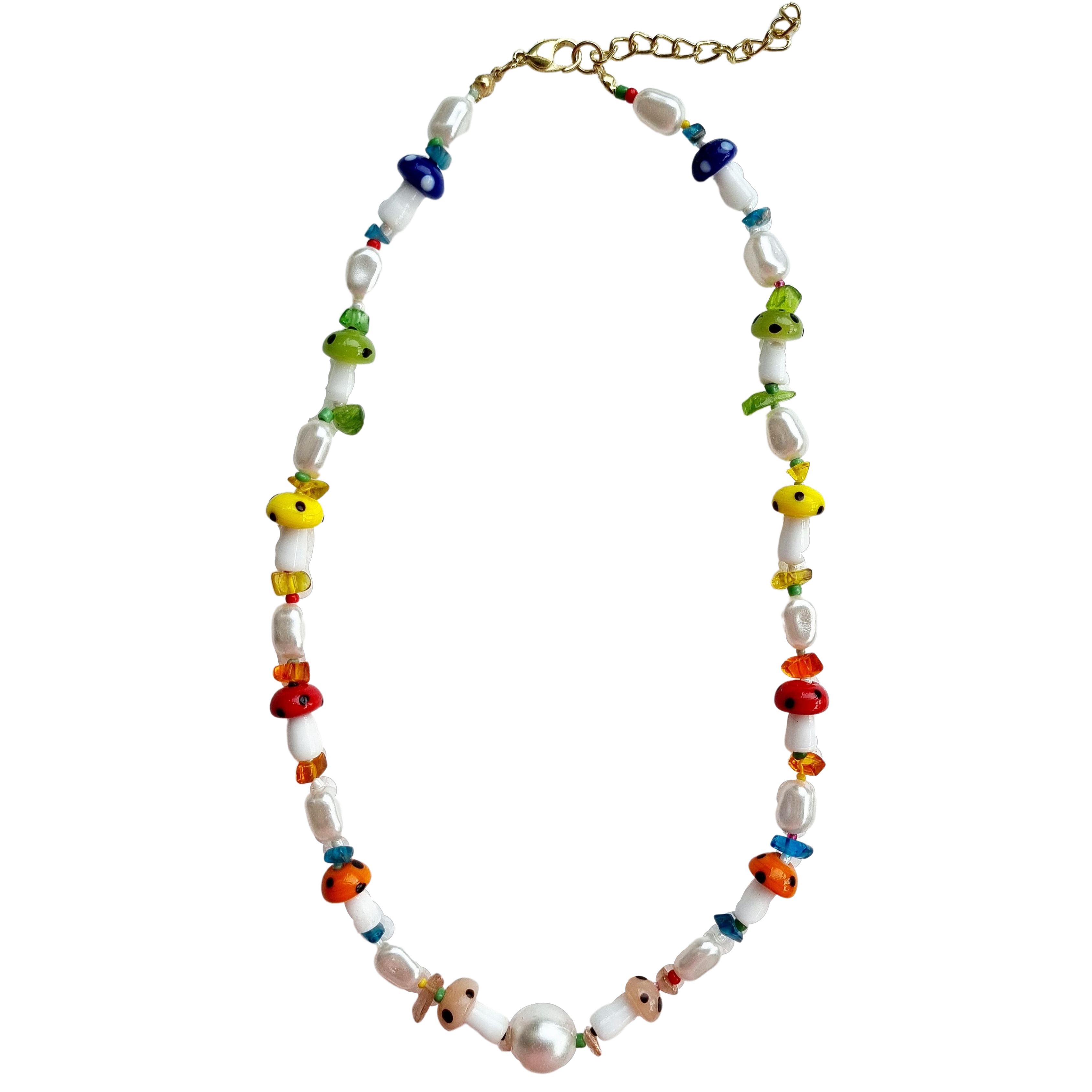 Multi-Colour Beaded Necklace LDN45200