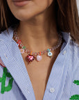 Beaded Charm Necklace HYN8