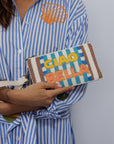 Beaded Cotton Clutch PRS3160