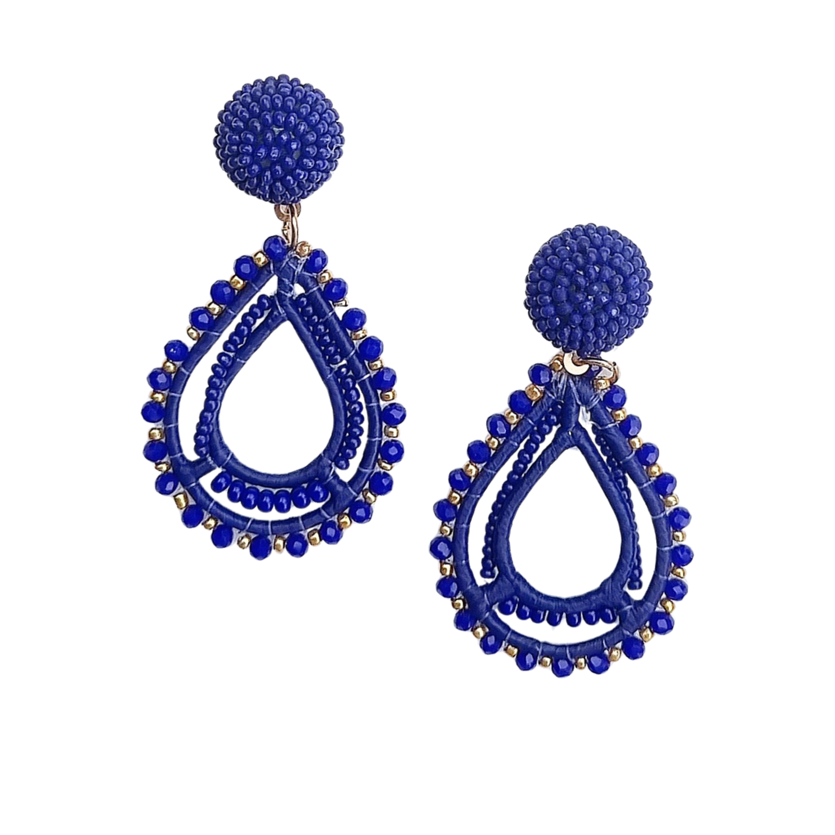 Big clearance blue earrings