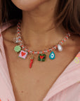 Beaded Charm Necklace STN2460