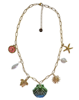 Gold Charm Necklace STN7600