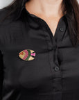 Beaded Brooch Fish B42402