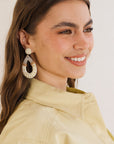 Jayda Raffia Beaded Earring Natural