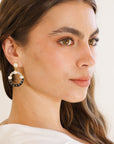 Zoelle Pearl Zircon Earring
