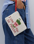 Beaded Pouch Matcha SKBG3032