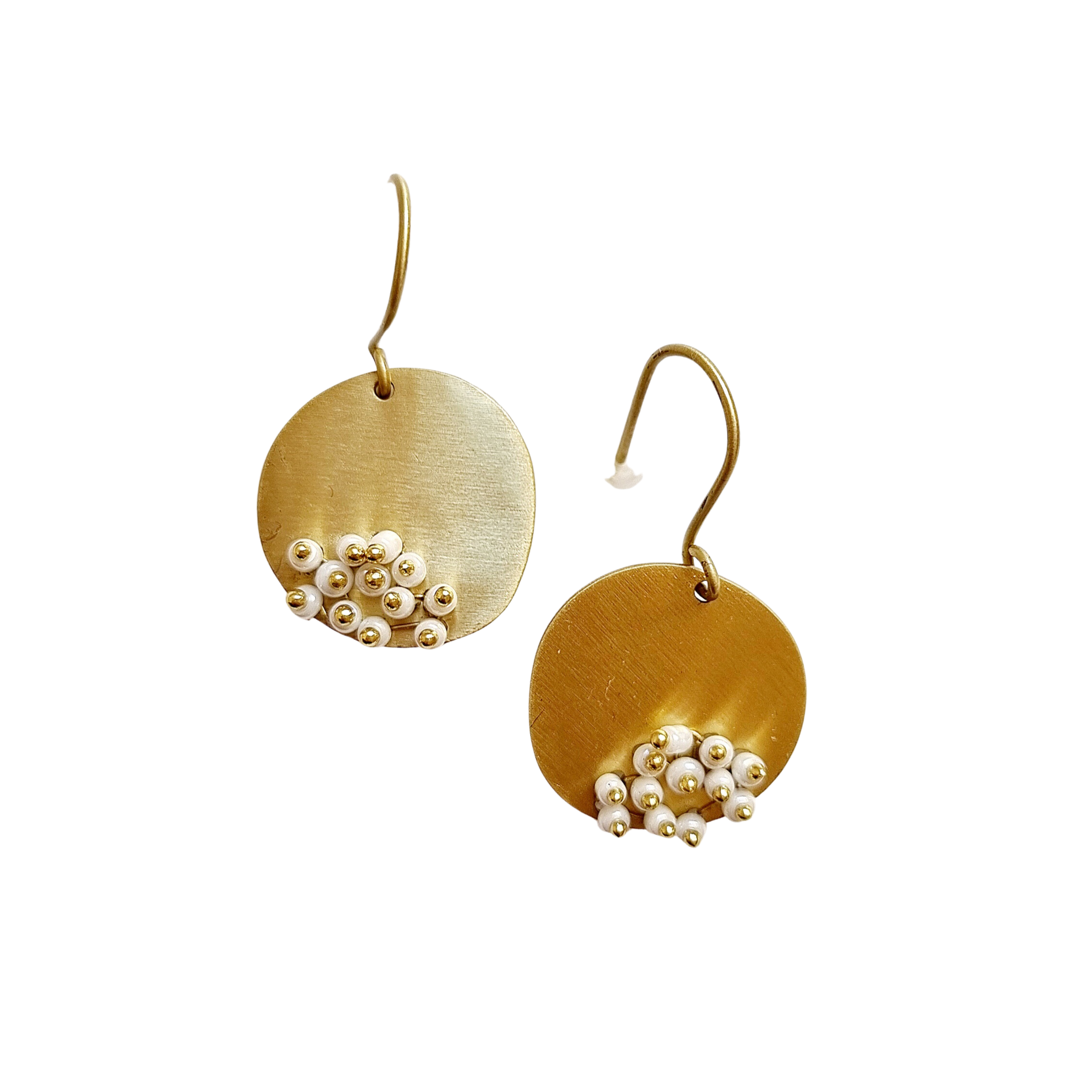 Celestia Brass Earring Gold
