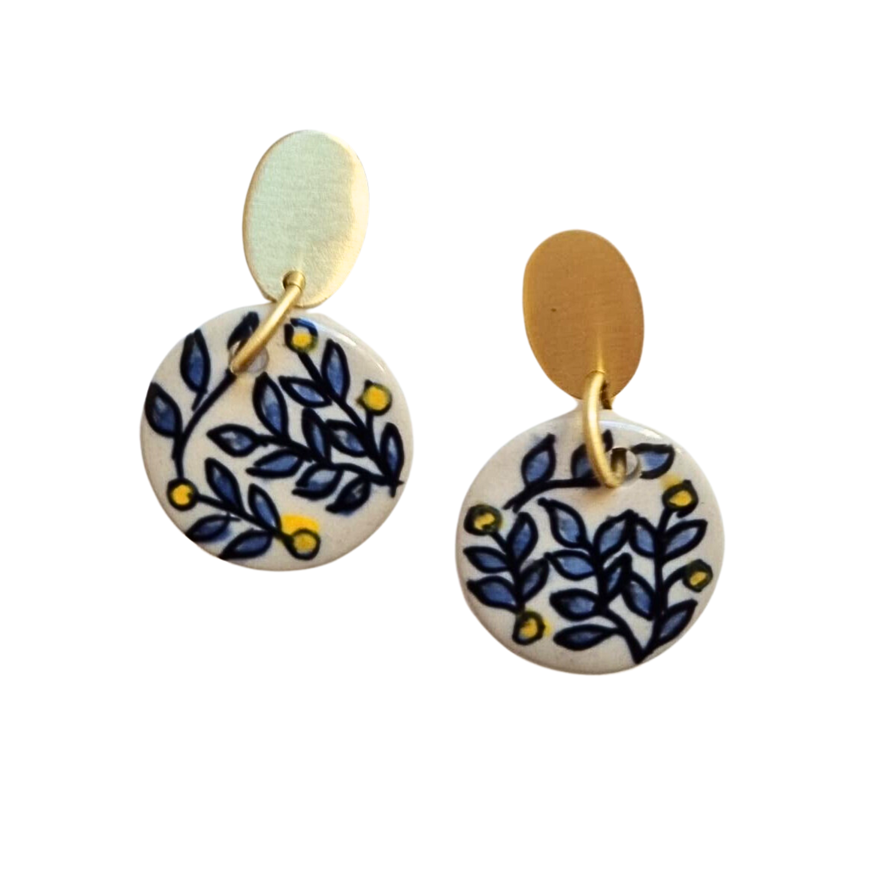 Ceciliy Ceramic Earring Blue