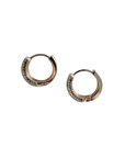 Gold Zircon Hoop Earring 225872