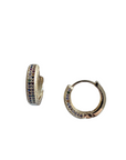 Gold Zircon Hoop Earring 225872
