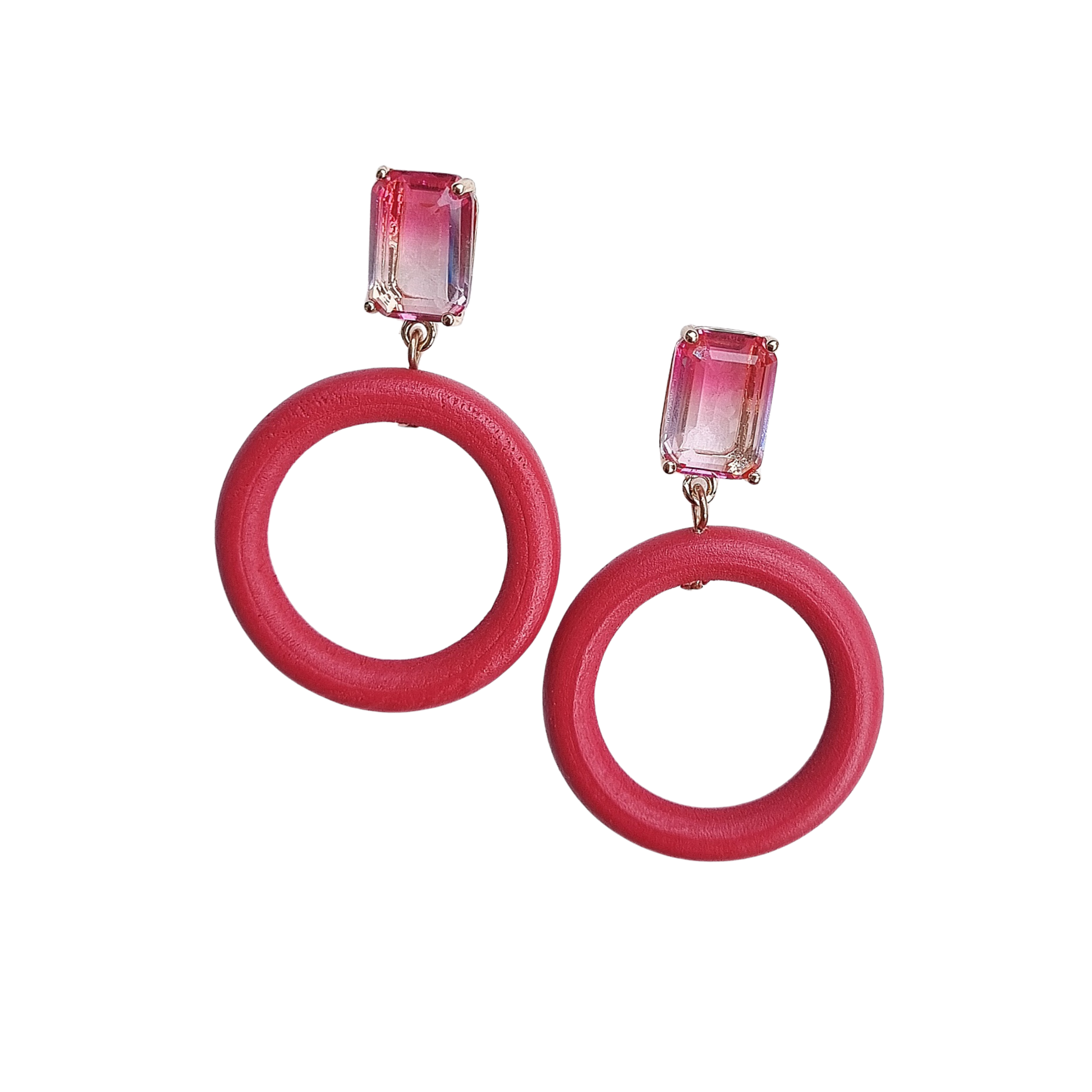 Imogen Gem Earring Pink