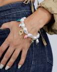 Pearl Charm Bracelet 25HYB10