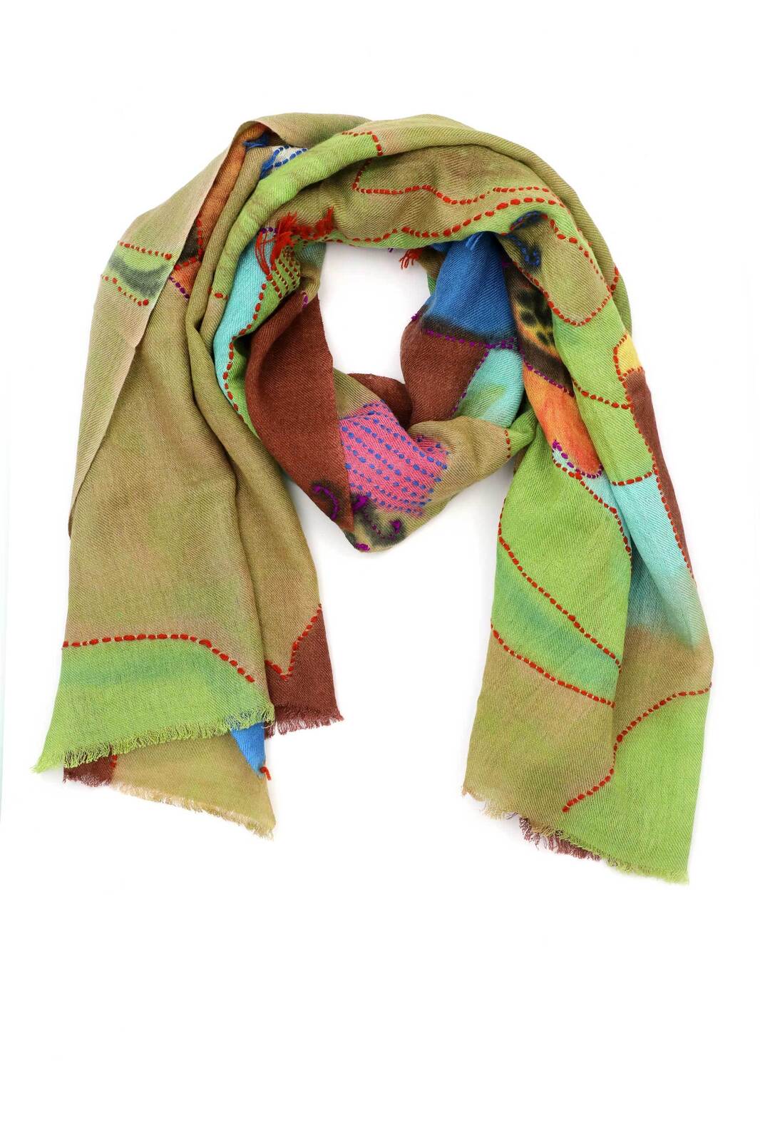 Clearance Line Scarf Multi 4812