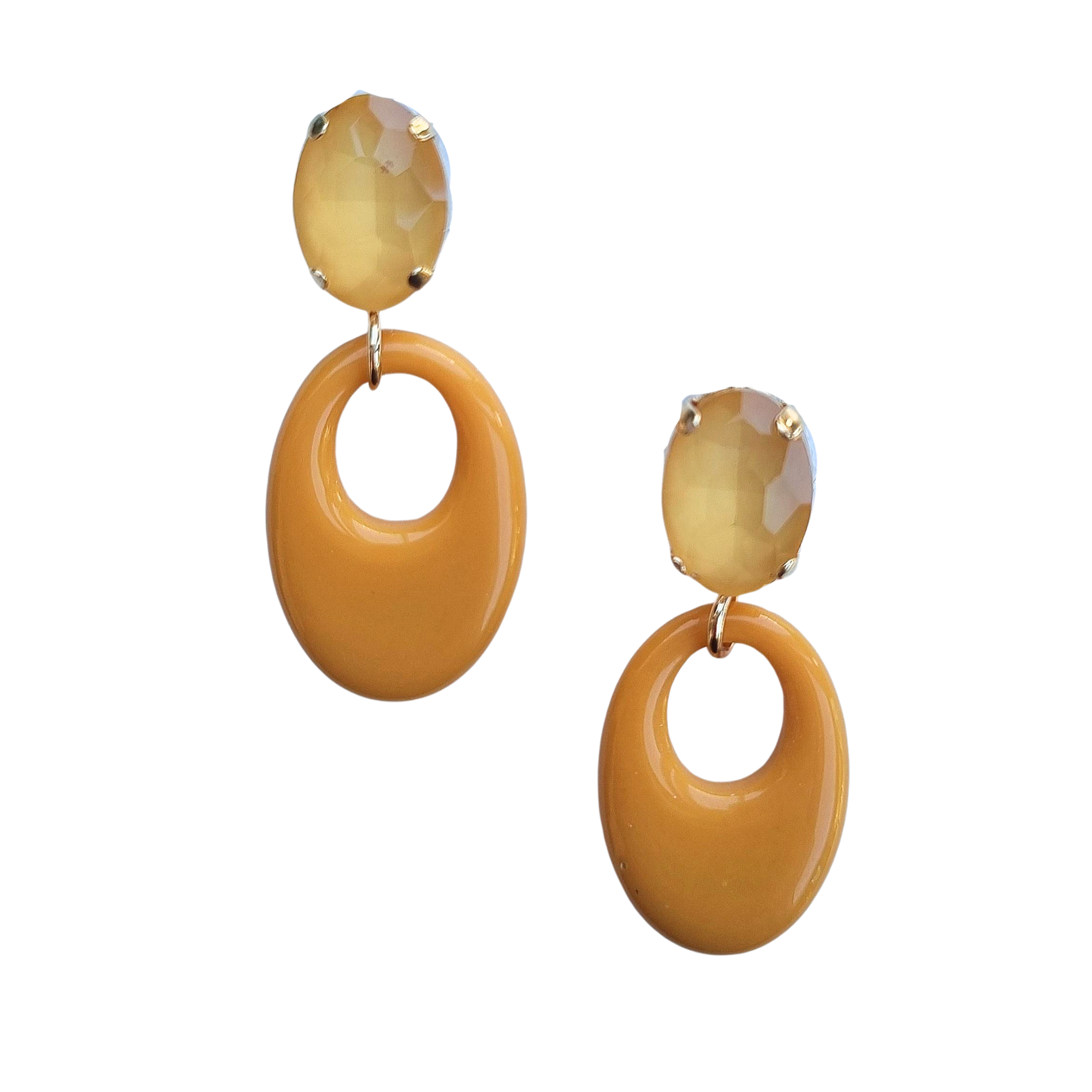 Emerie Gem Earring Yellow