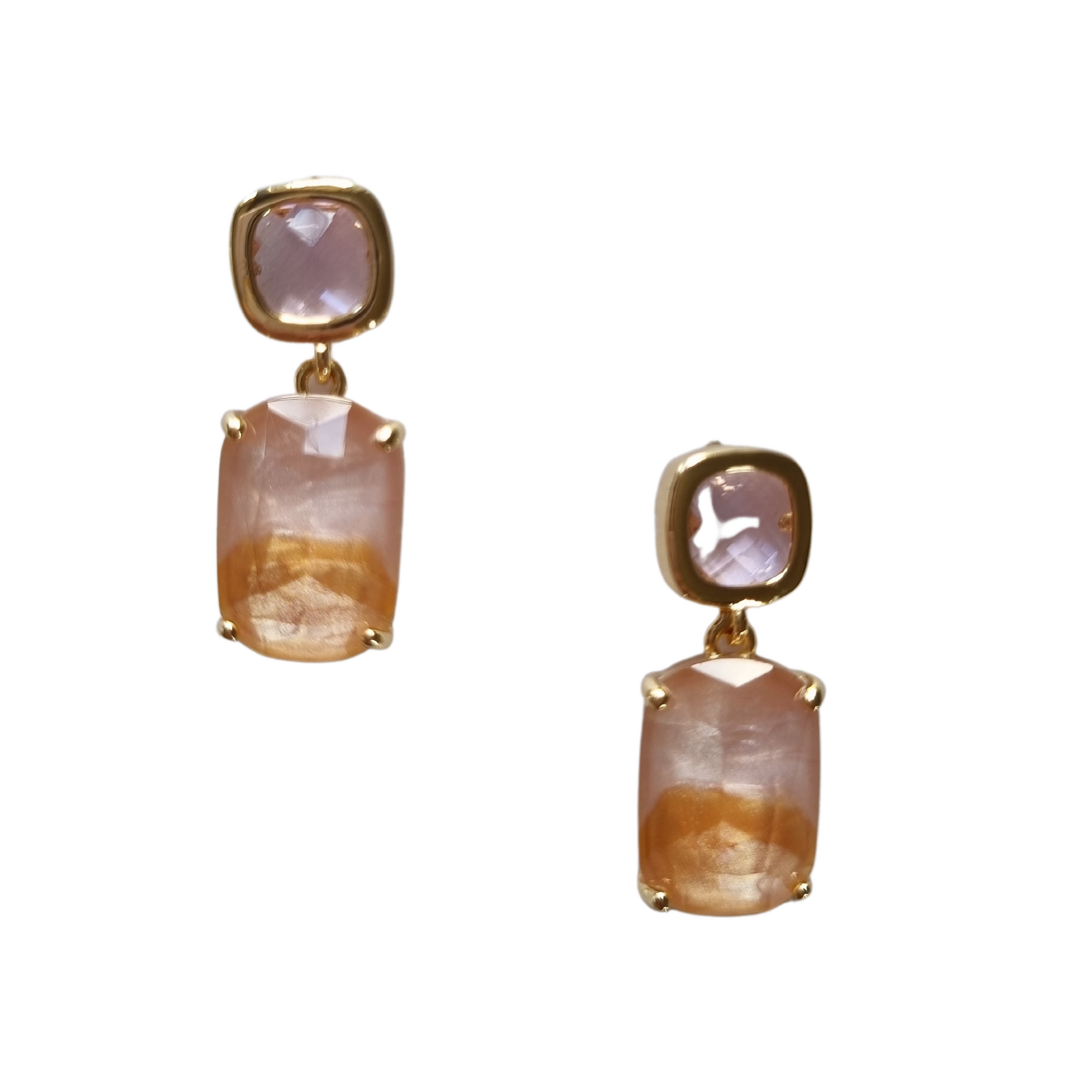 Tessa Gem Earring Pink