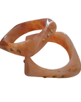 Resin Bangle Set Natural BR24