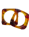 Resin Bangle Set Amber BR25