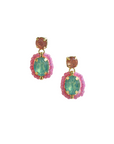 Statement Gem Earring Pink BW21046Pink