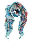 Pure Cotton Scarf 18298orange