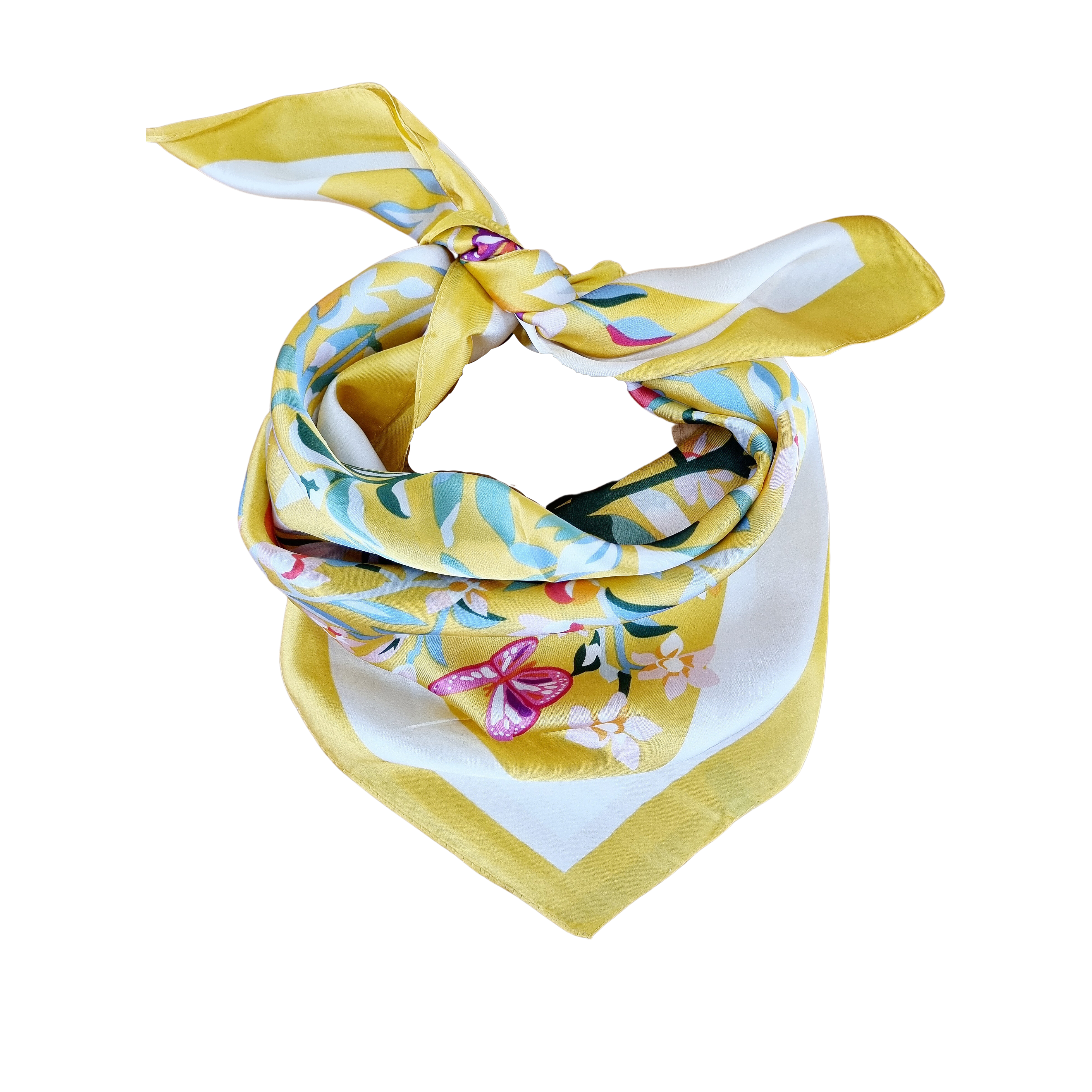 Satin Scarf 7786 Yellow