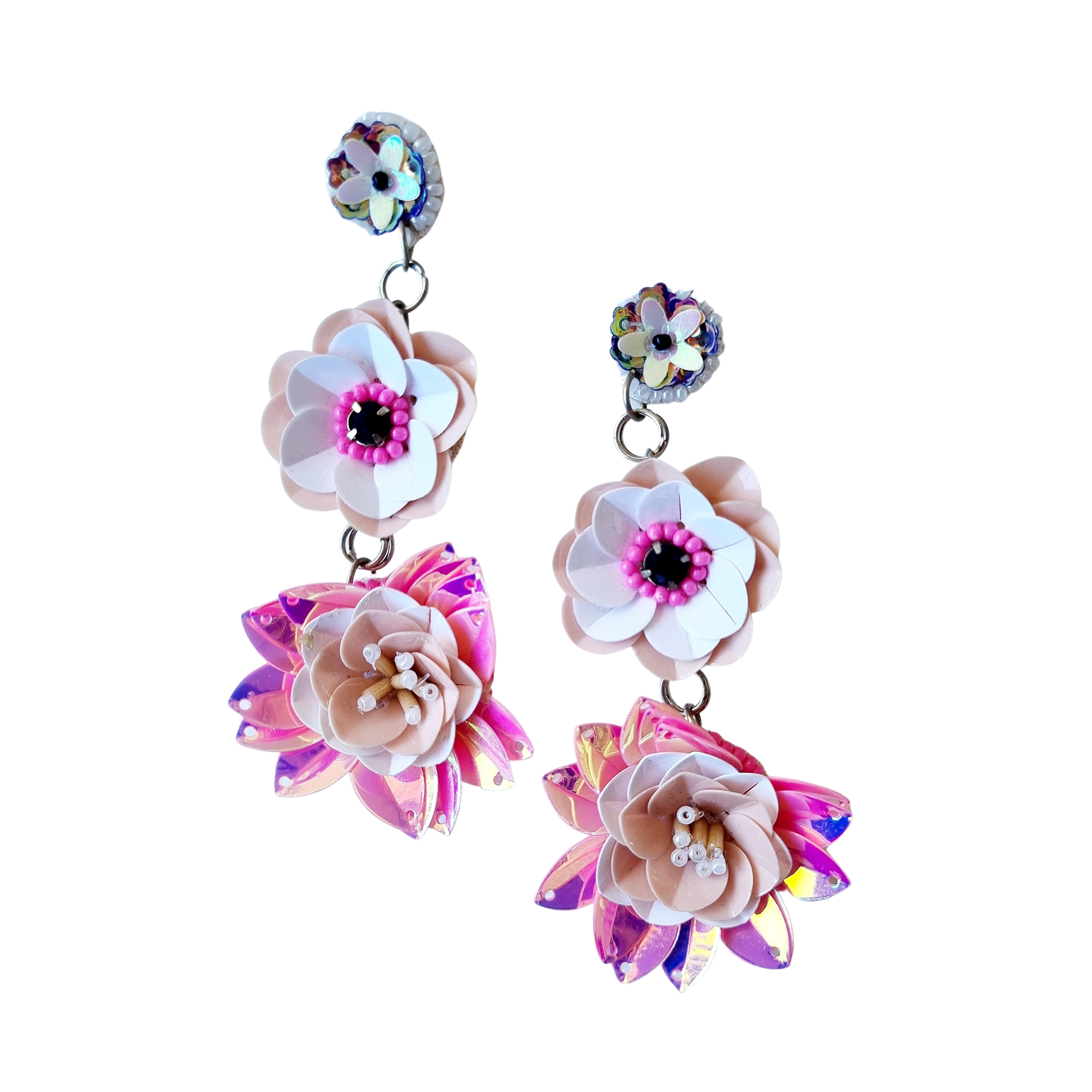 Amaryllis Beaded Earring