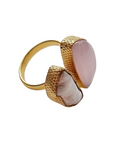 Athenia Natural Stone Ring Soft Pink