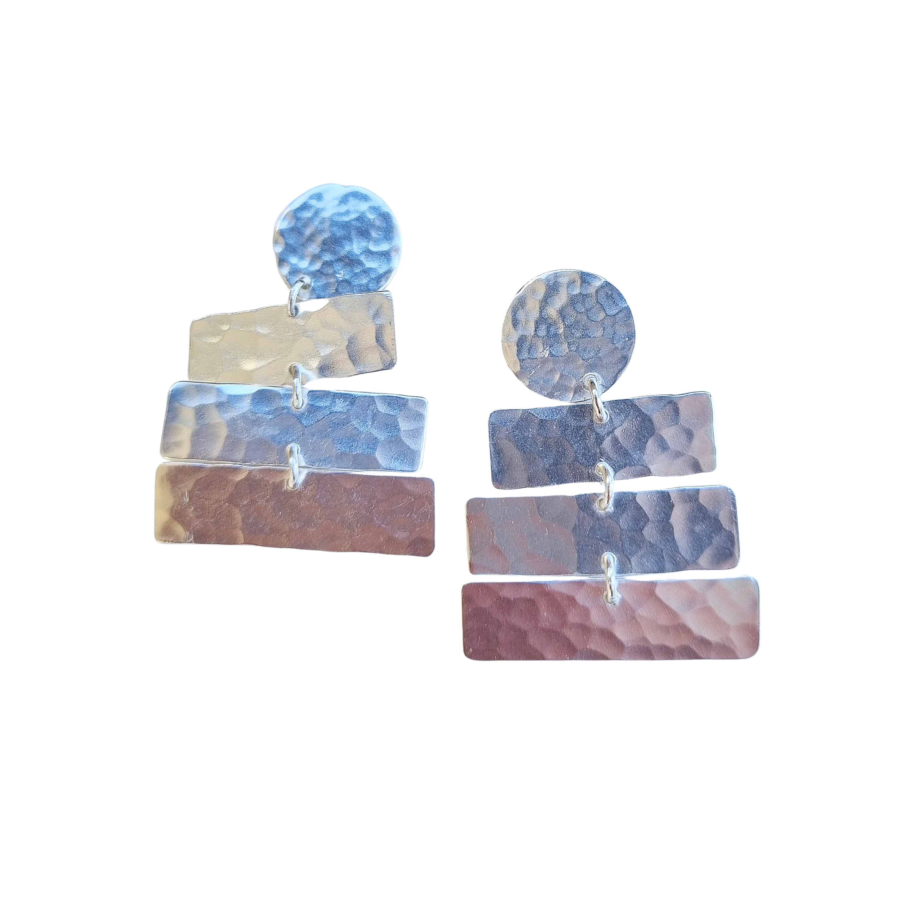 Belle Brass Earring Silver