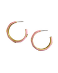 Enamel Hoop Earring E5249PINK