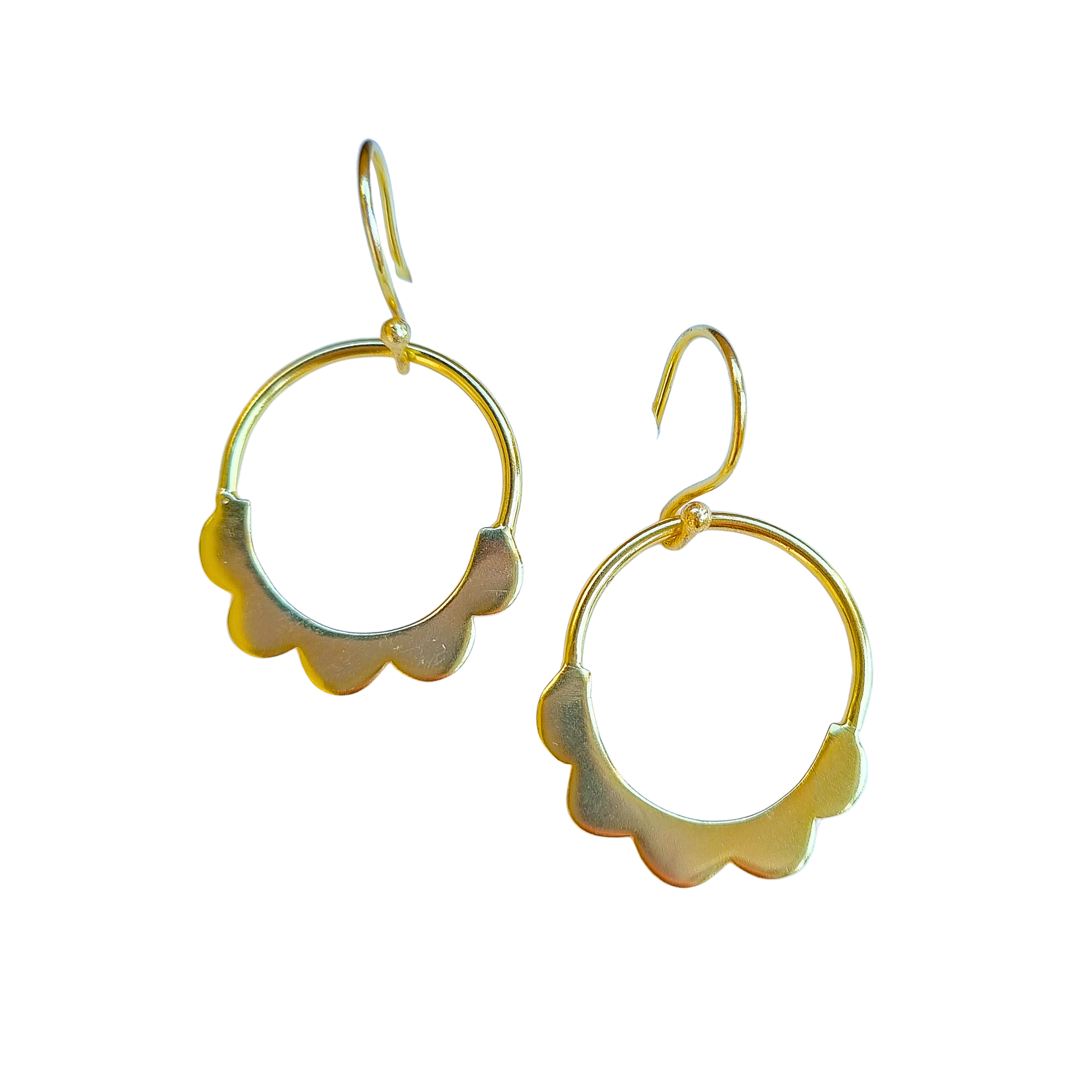 Blake Brass Earring Gold