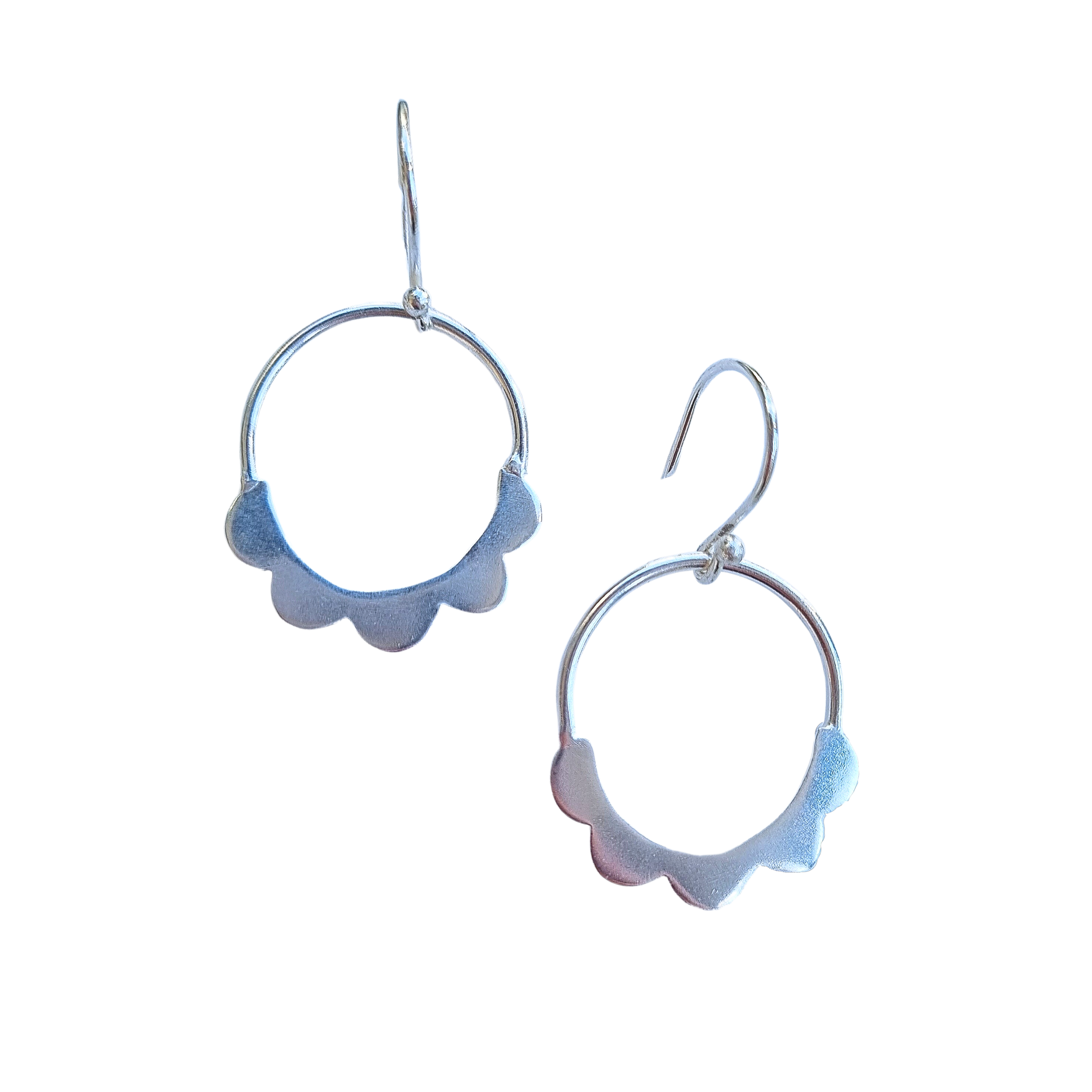 Blake Brass Earring Silver